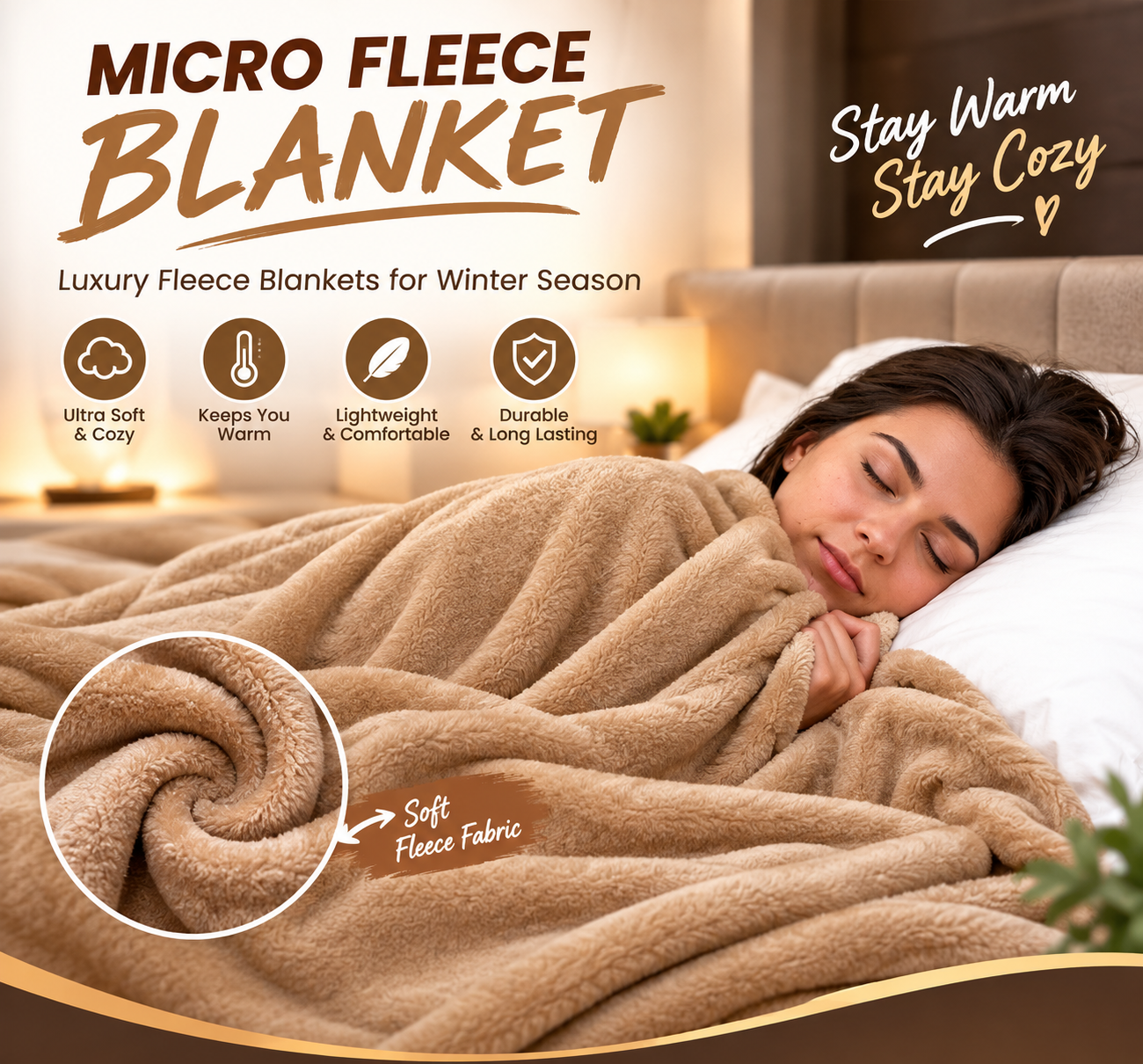 Fleece Blanket Home